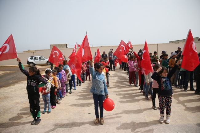 Terörden temizlenen Afrin’de çocuklar ders başı yaptı
